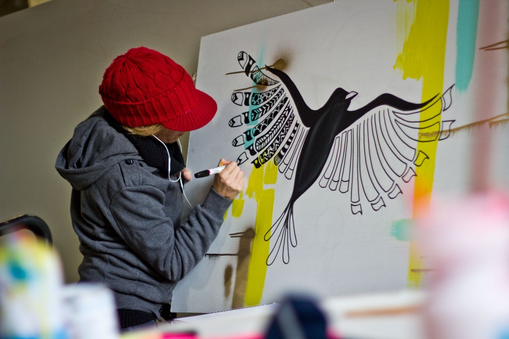 PowerHouseGeelongAnotherArtistPainting North Geelong Timber Supplies